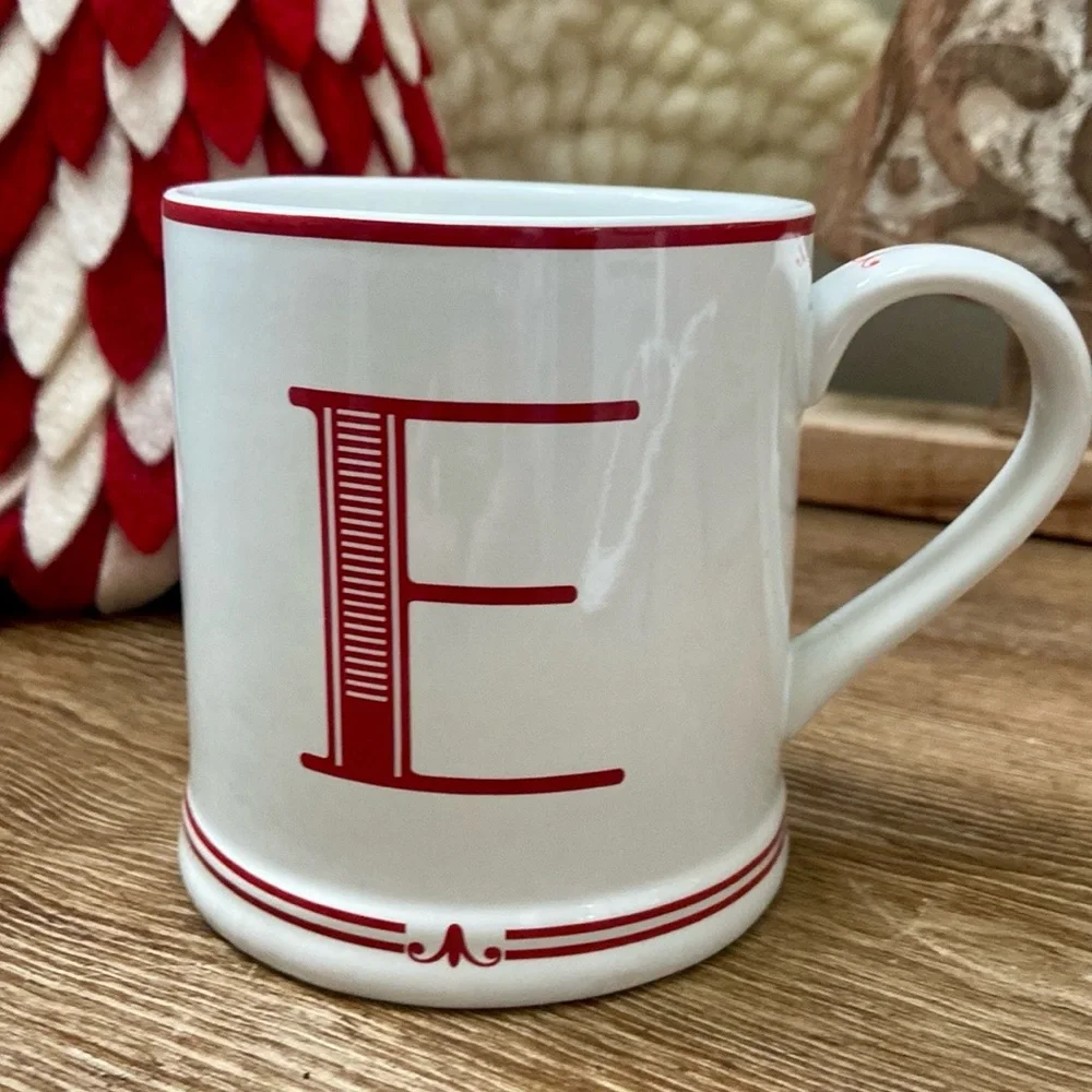 Sur La Table Monogram E Mug
